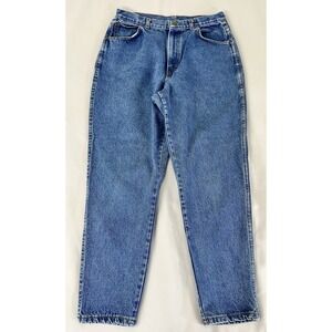 Vintage 90s Chic Mom Blue Jeans Denim Womens 18 Average High Rise Tapered‎ Leg
